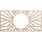 Ekena Millwork Hoover Wood Fretwork Pierced Ceiling Medallion, Alder, 20"W x 10"H x 7 3/8"ID x 1/4"T CMWP20X10X0250HOAL - alternate 1
